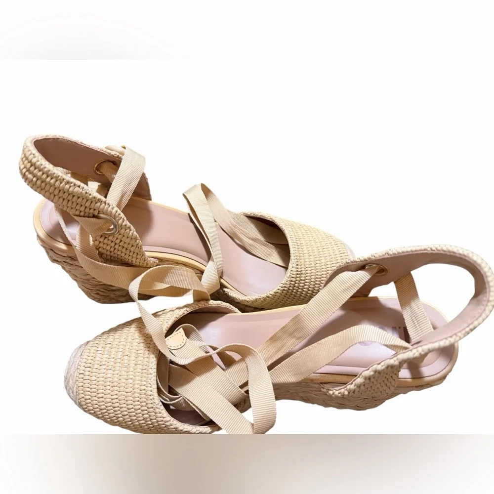 🌼💚NIB INC International Concepts Women's Beige Espadrille Wedges
